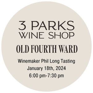 Winemaker Tasting with Phil Long of Longevity Wines, Thursday, January 18th