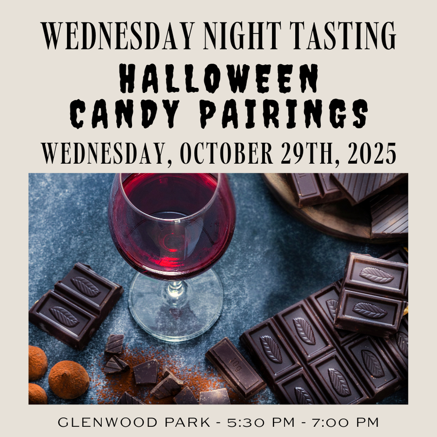 Wednesday Night Tasting | Halloween Candy Pairings | Glenwood Park | October 29th, 2025