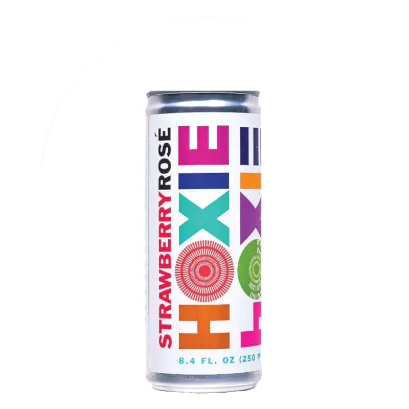 Hoxie Strawberry Rosé 4 Can Box, California – 3 Parks Wine Shop