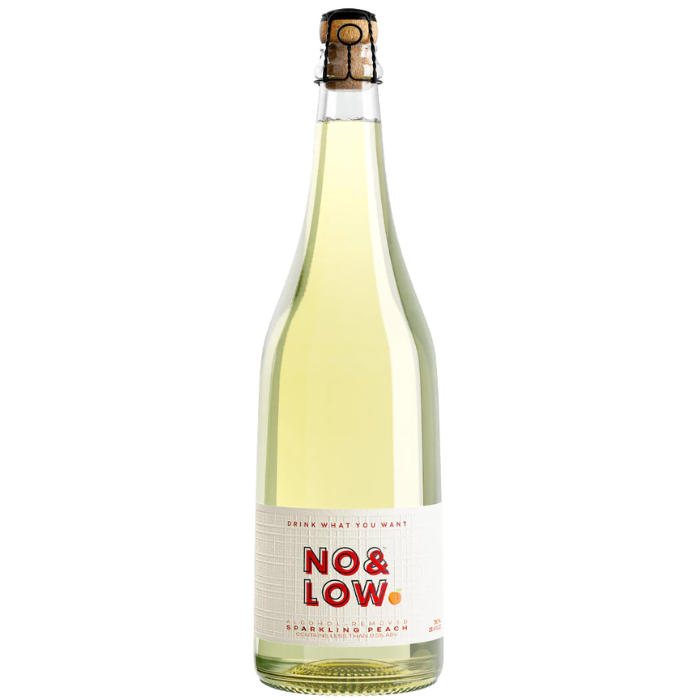 No & Low Non-Alcoholic Sparkling Peach