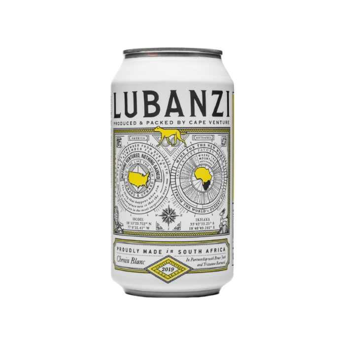 Lubanzi Chenin Blanc, 12oz Can, South Africa