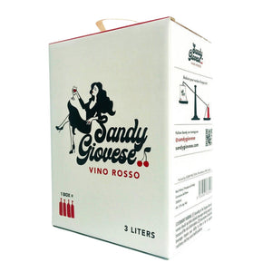 Sandy Giovese Vino Rosso Boxed Wine, Italy