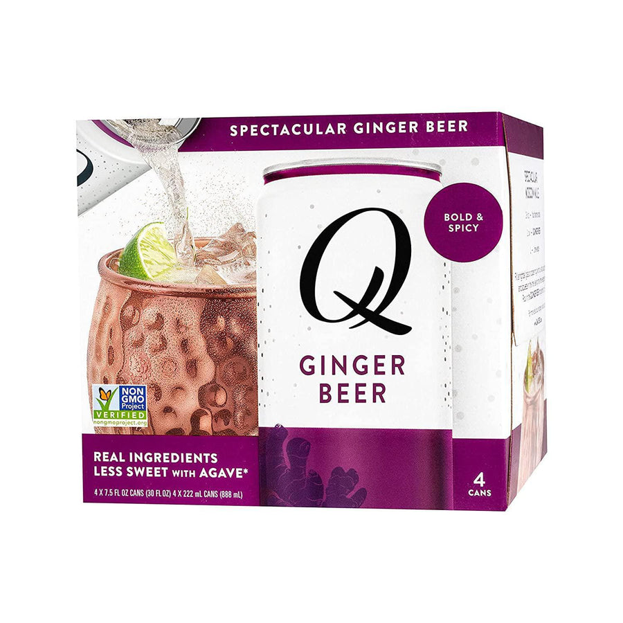 Q Mixers Canned Ginger Beer 4 Pack