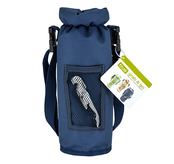 Grab & Go Blue Insulated Bottle Carrier